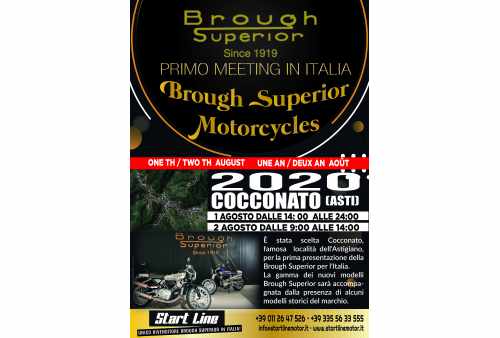 PRIMO MEETING IN ITALIA BROUGH SUPERIOR MOTORCYCLES